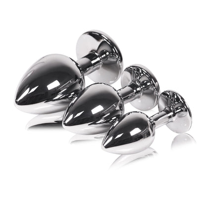 Metalen Buttplug Set - Groen - OHYES.nl