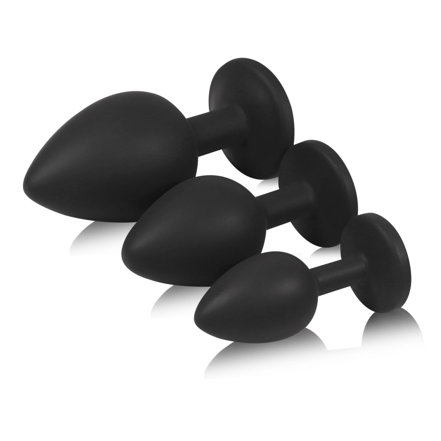 Siliconen Buttplug Set - Wit - OHYES.nl